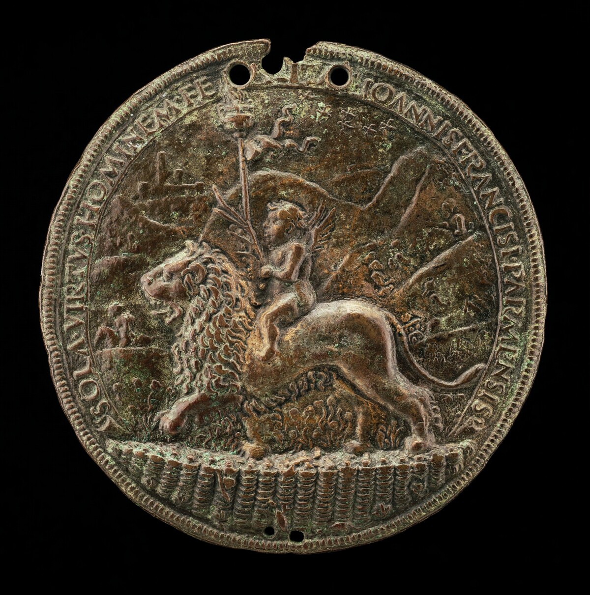 A Child on a Lion