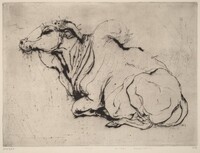 Sacred-bull, Mordecai Moreh, 1964