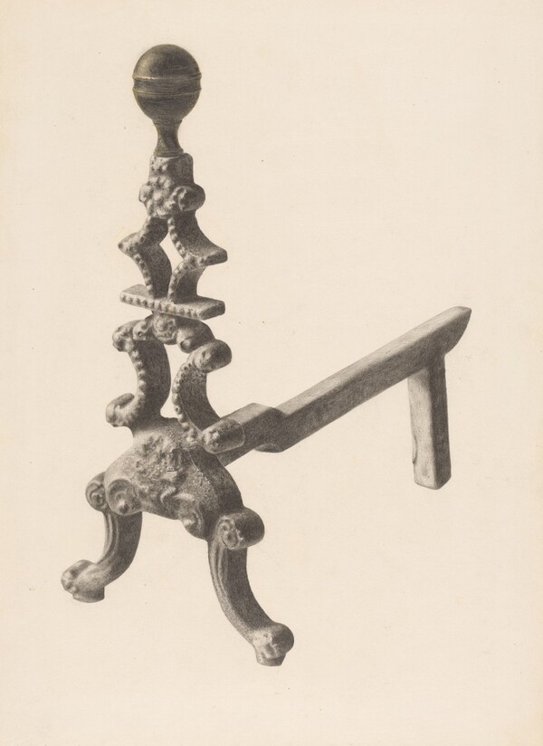 Andiron (one of pair)