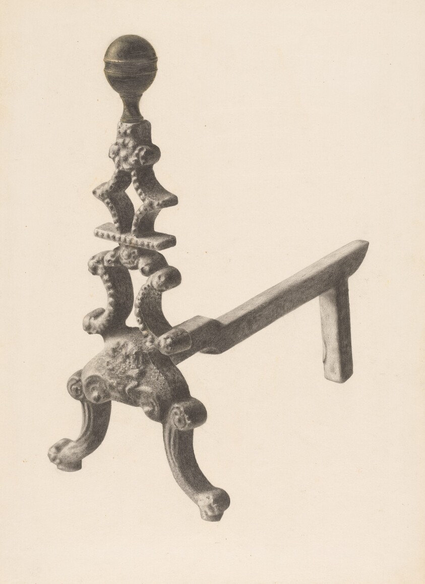 Andiron (one of pair)