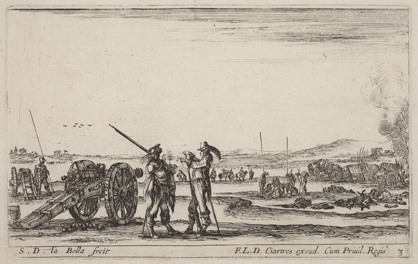 Officer Giving Orders to a Sentinel