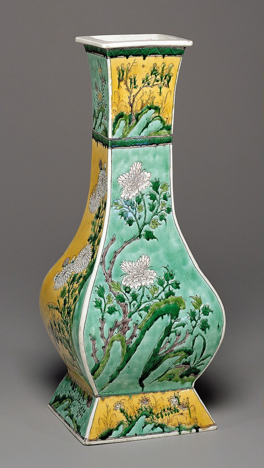 Vase in the Shape of an Archaic Bronze Fang Hu