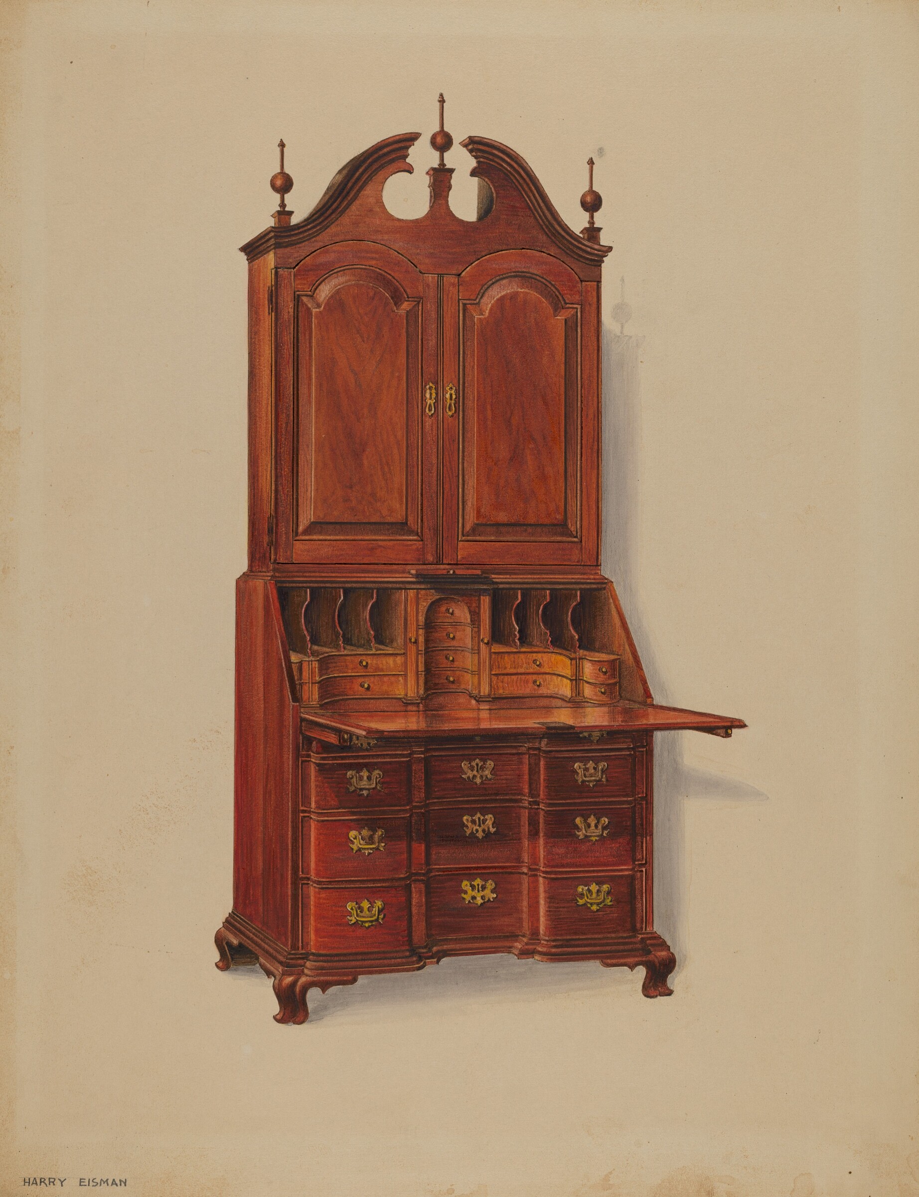 Block-front Desk, Harry Eisman, c. 1937
