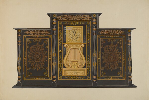 Clock - Lyre Type