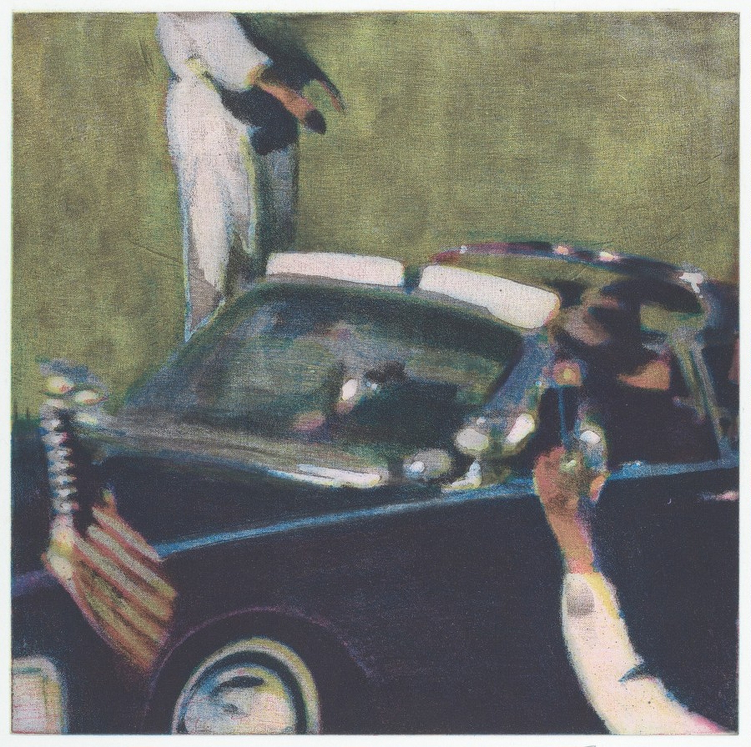 Flag from the set Five Studies from an Endless Film, Christopher Brown, 1994