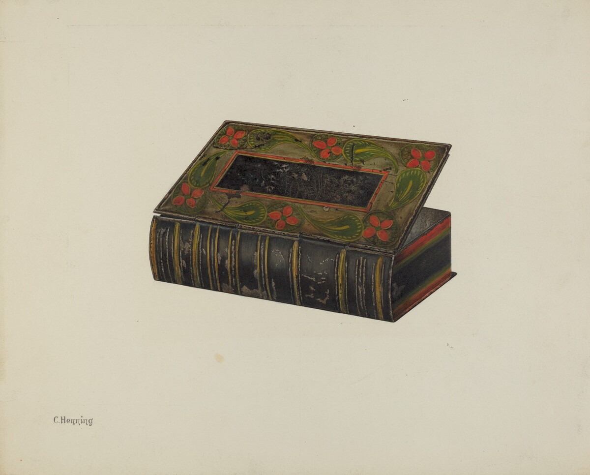 Toleware Trinket Box
