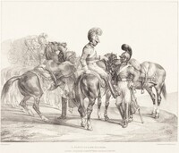 A Party of Life Guards, Théodore Gericault, 1821