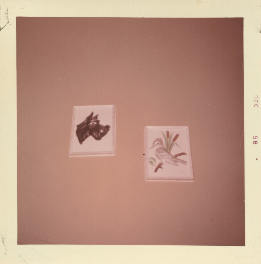 "I painted them, Doris"