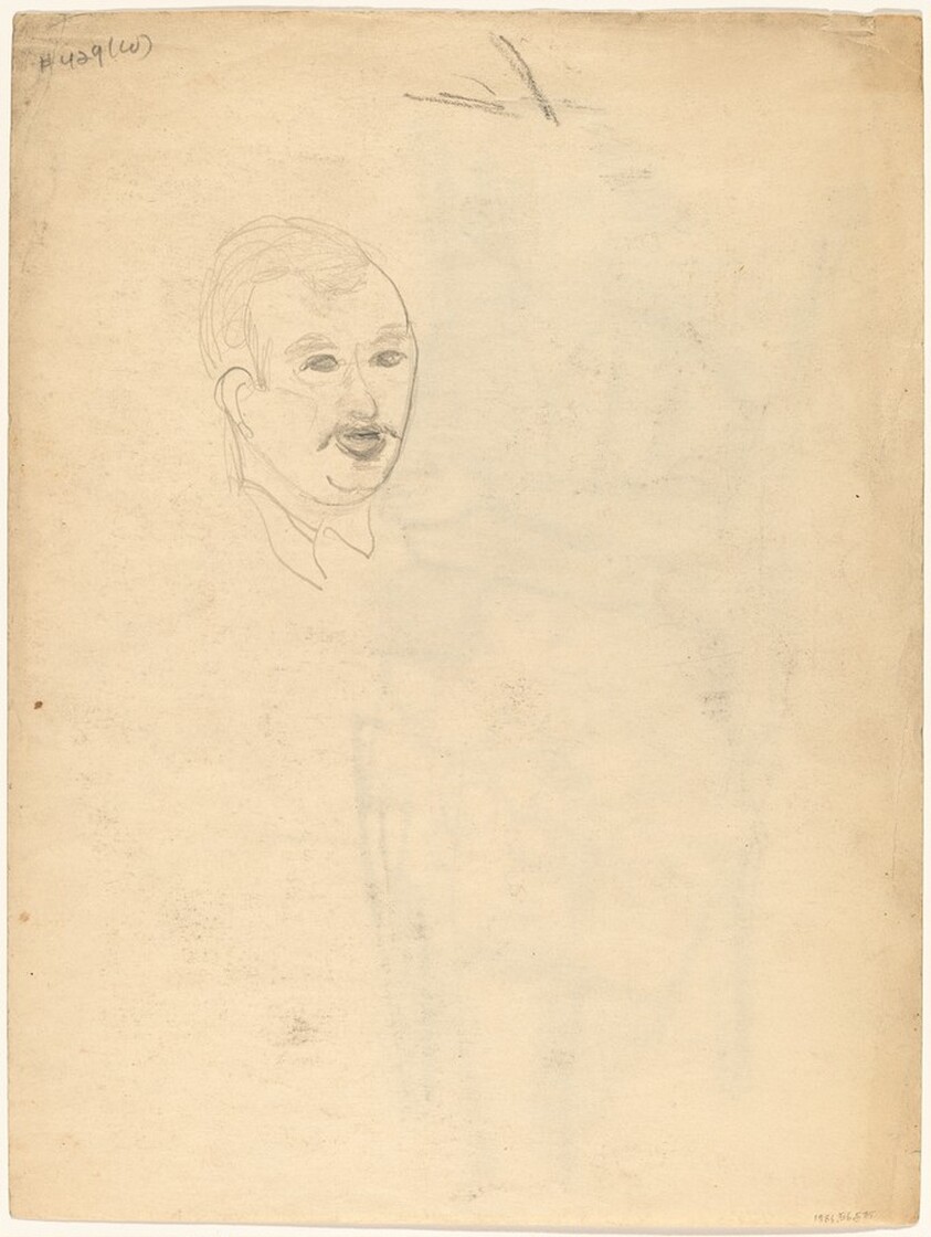 Head of a Man [verso]