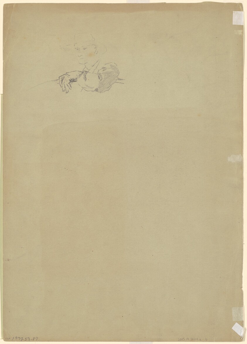 Study of a Farmer [verso]