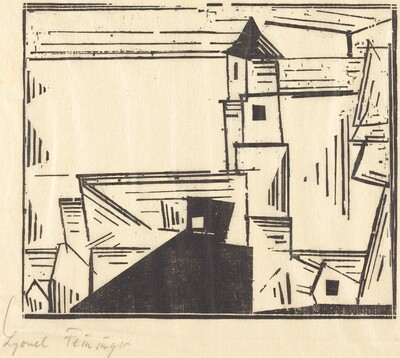 Yellow Village Church, 3 (Gelbe Dorfkirche, 3)