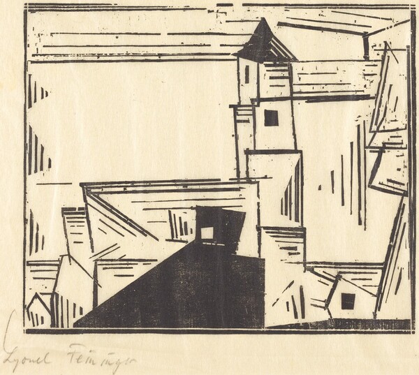 Yellow Village Church, 3 (Gelbe Dorfkirche, 3)