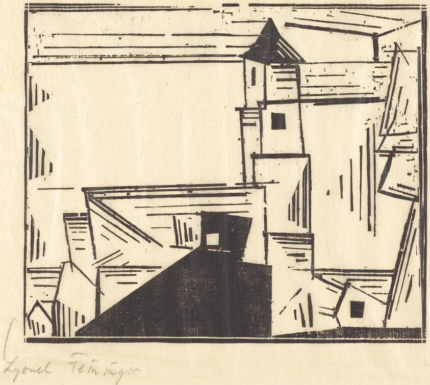 Yellow Village Church, 3 (Gelbe Dorfkirche, 3)