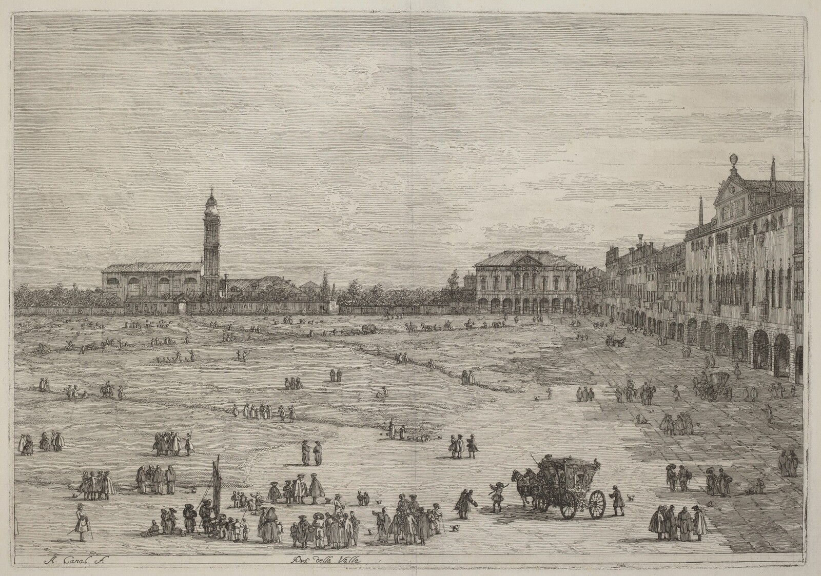 Pra della Valle, Canaletto, c. 1735/1746