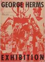 George Herms Exhibition Poster, Wallace Berman, 1961