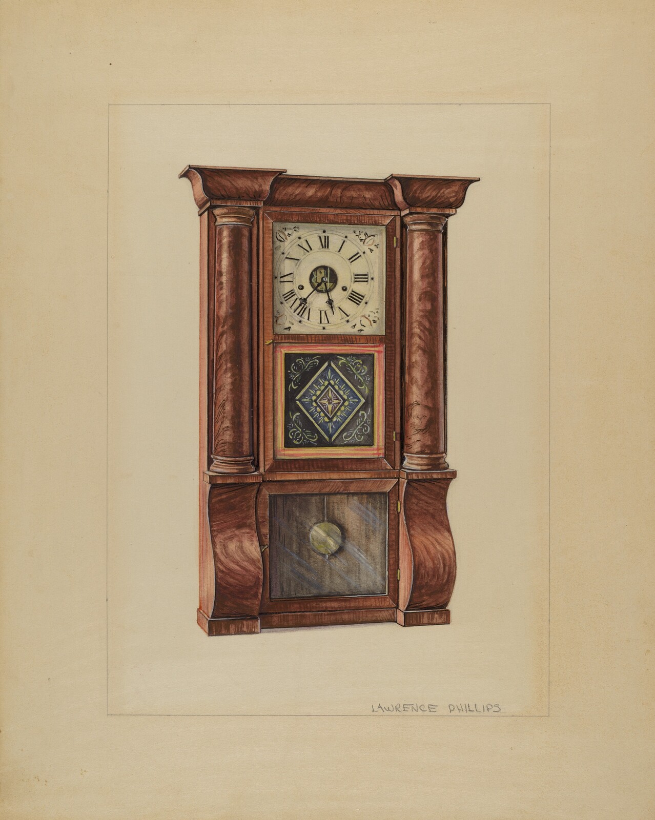 Clock, Lawrence Phillips, c. 1936