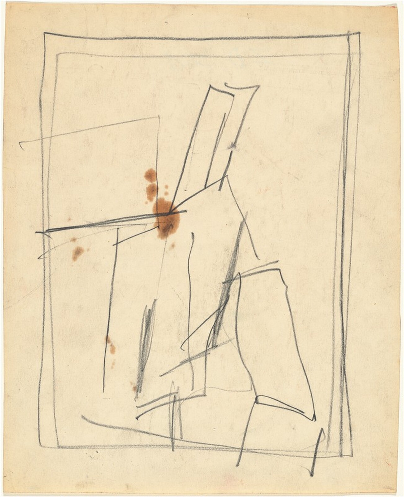 Untitled, Franz Kline, 1940s