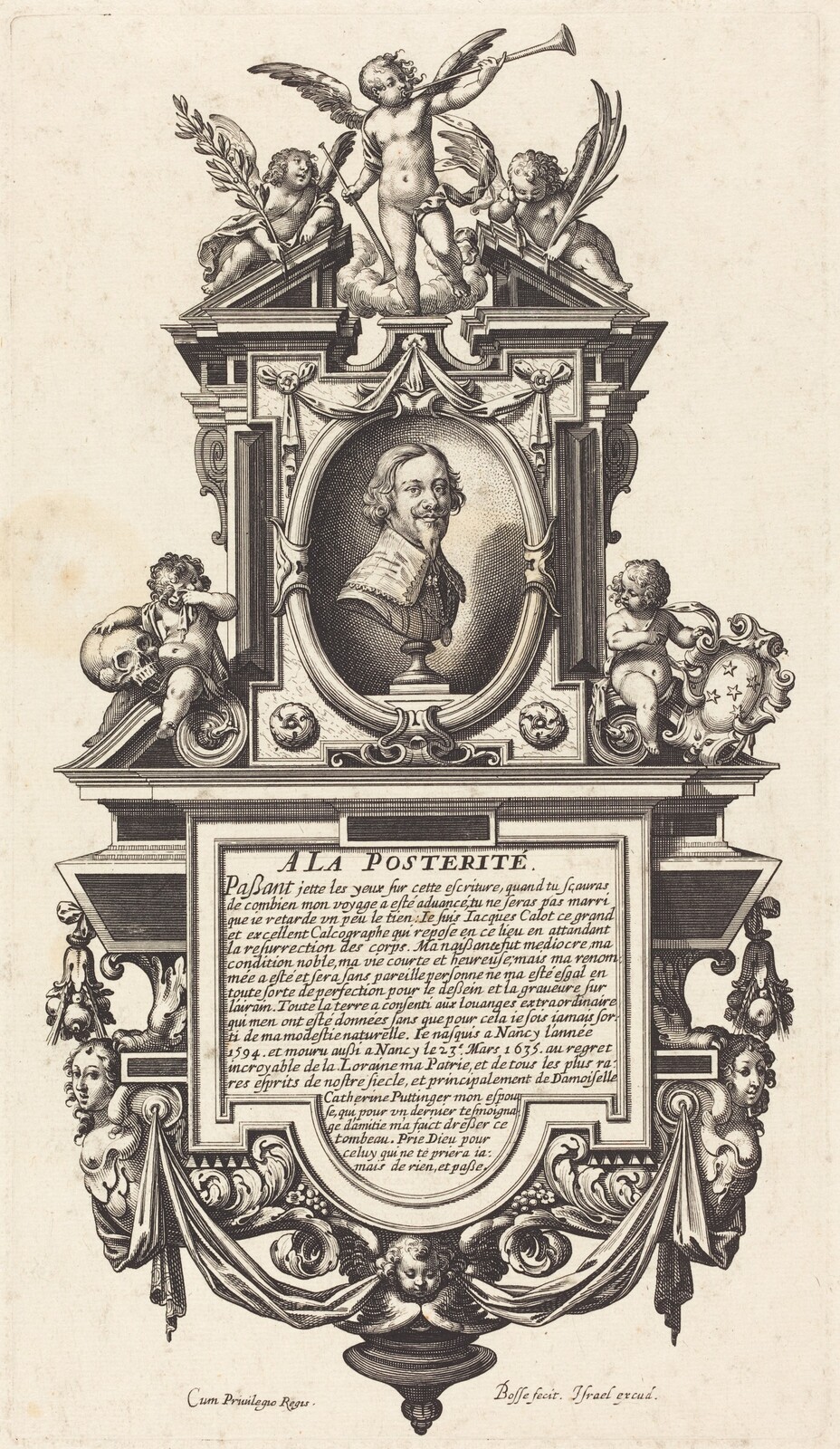 Jacques Callot, Abraham Bosse, in or after 1635