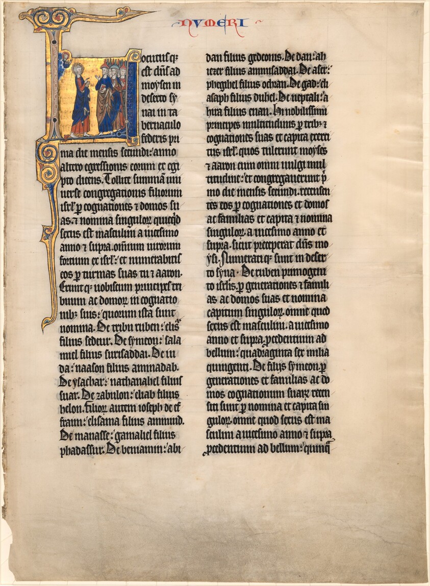 Moses Counting the Children of Israel