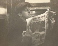 Subway Portrait, Walker Evans, 1938-1941