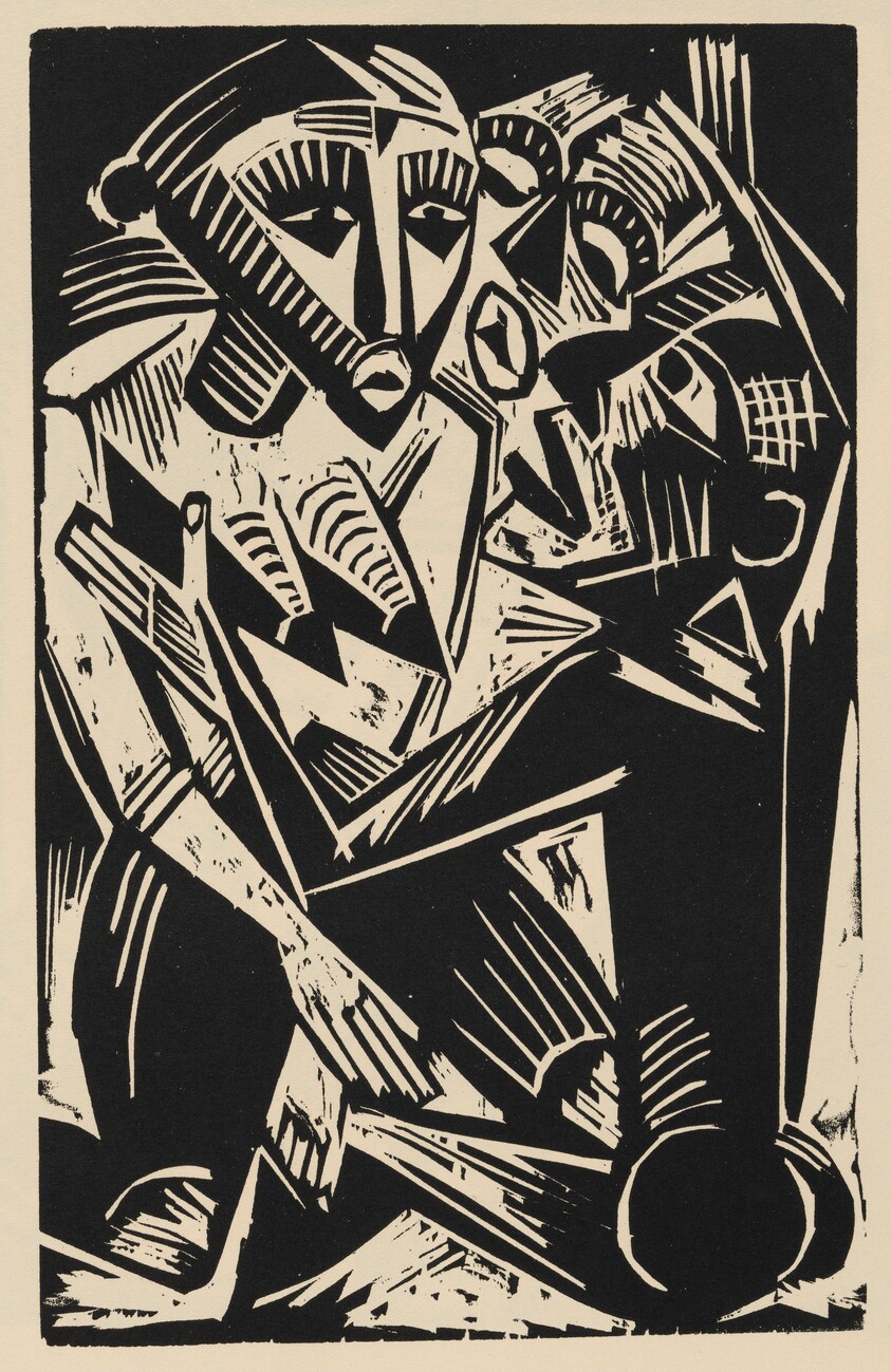 Weib vom Manne begehrt (Woman Desired by Man) from Deutsche Graphiker der Gegenwart (German Printmakers of Our Time)