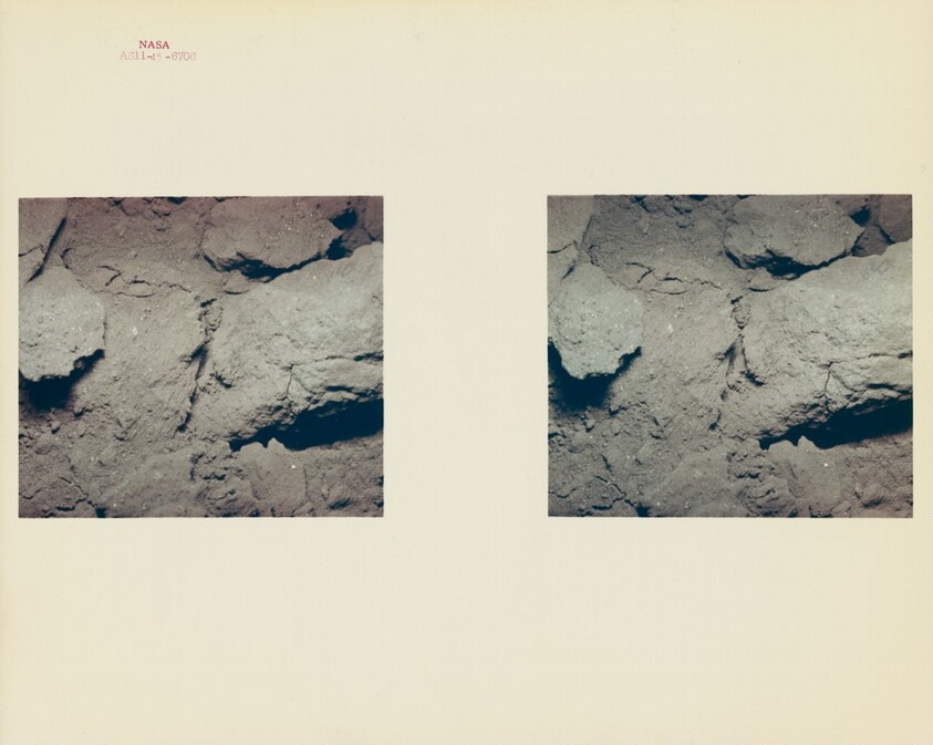 Lunar Surface Stereo Close-Up
