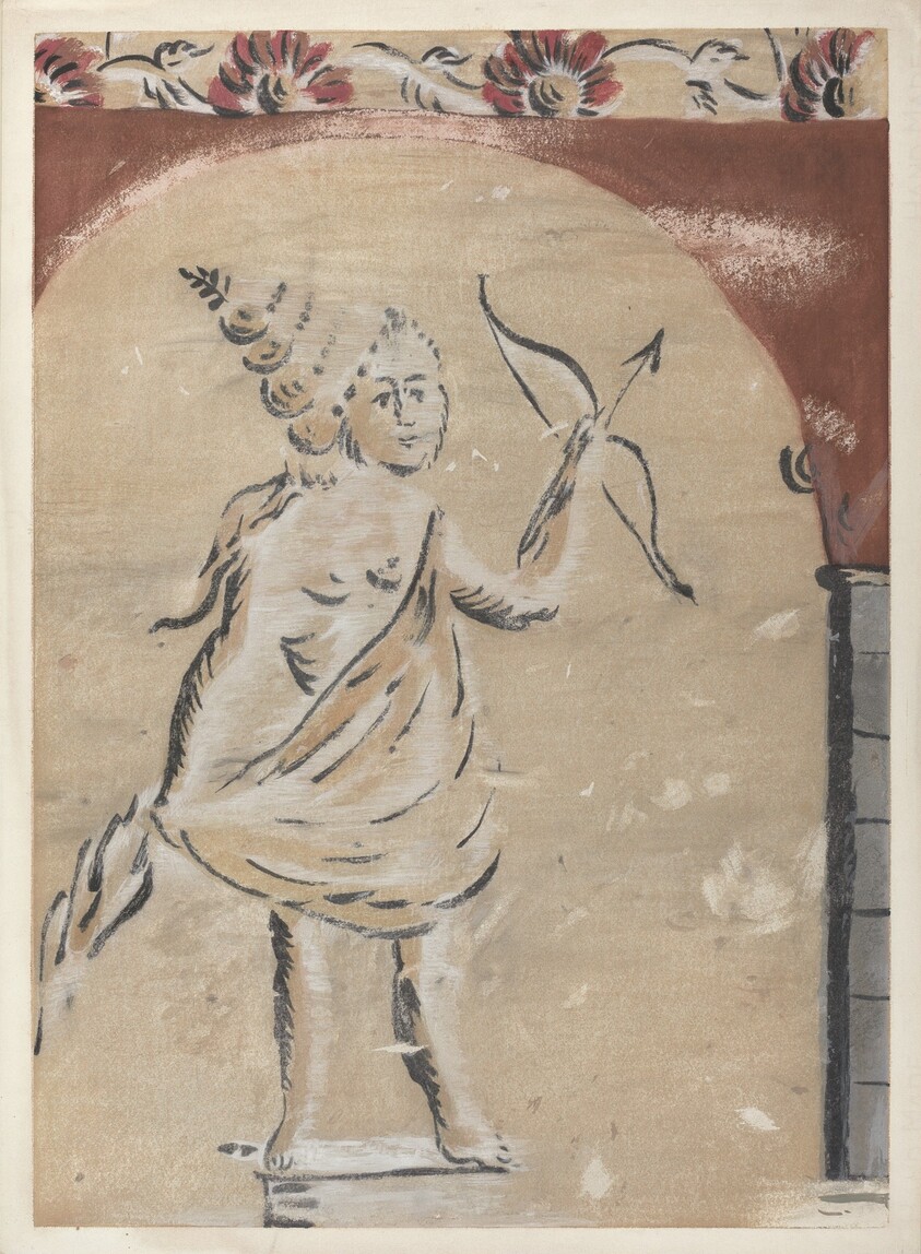 Free Hand Decorated Wall