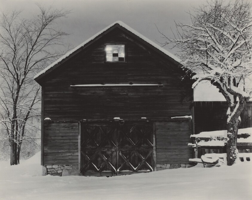 The Black Barn & White Snow