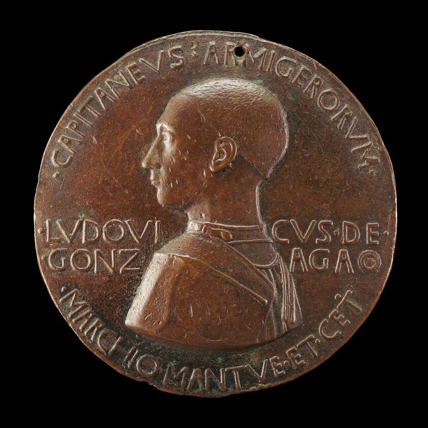 Lodovico Gonzaga, 1412-1478, 2nd Marquess of Mantua 1444 [obverse]