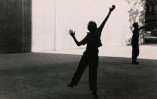 Children Playing Handball, New York