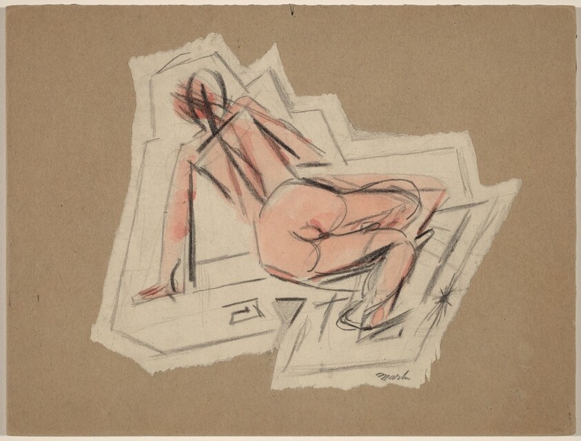 Leaning Female Nude Figure