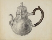 Silver Teapot, Leo Drozdoff, c. 1938