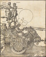 The Triumphal Chariot of Maximilian I (The Great Triumphal Car) [plate 2 of 8], Albrecht Dürer, 1523 (Latin ed.)