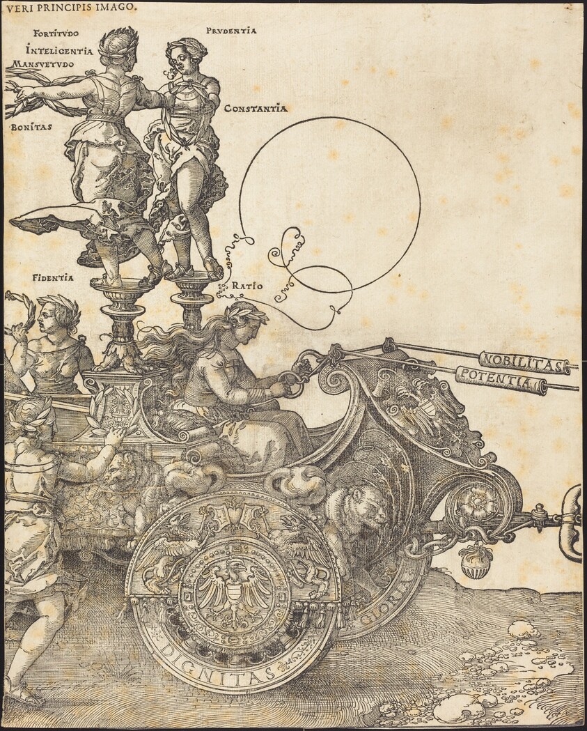 The Triumphal Chariot of Maximilian I (The Great Triumphal Car) [plate 2 of 8]