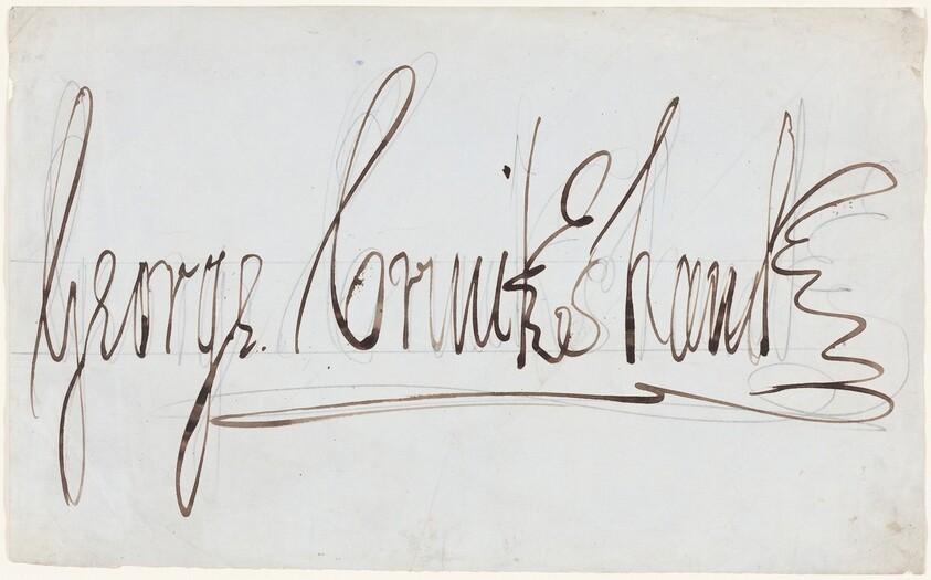 George Cruikshank (decorative signature)