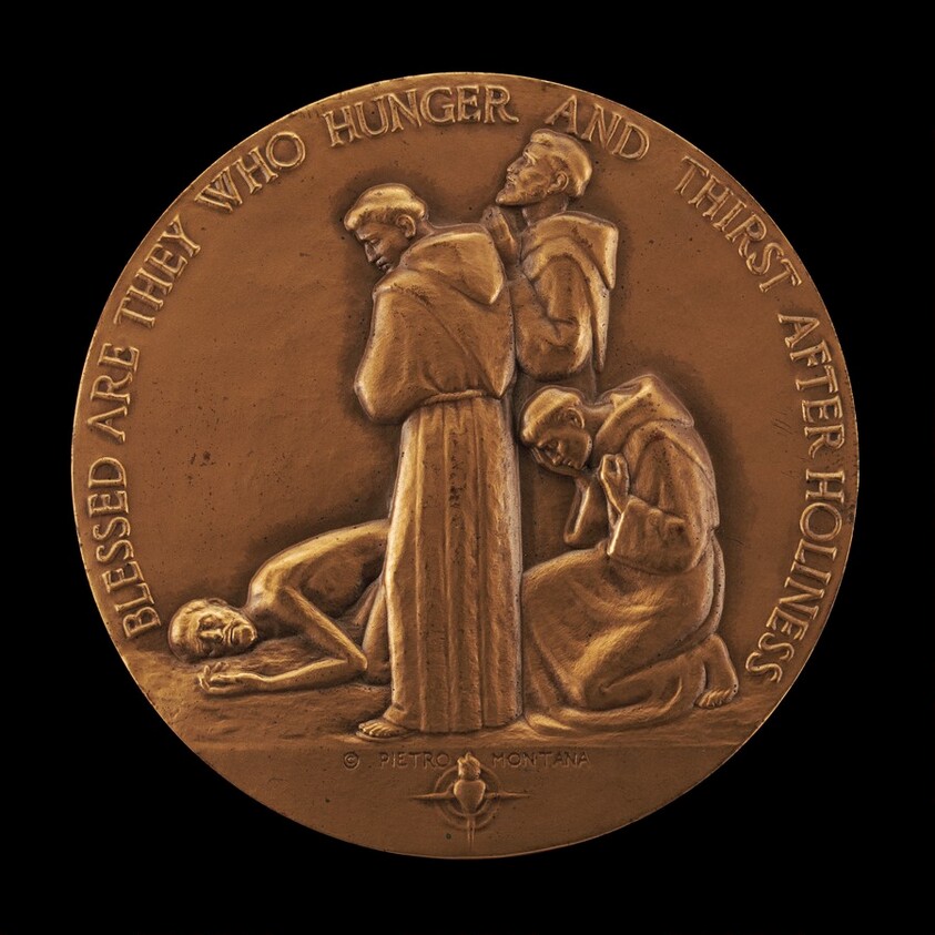Saint Francis of Assisi at Prayer [obverse]