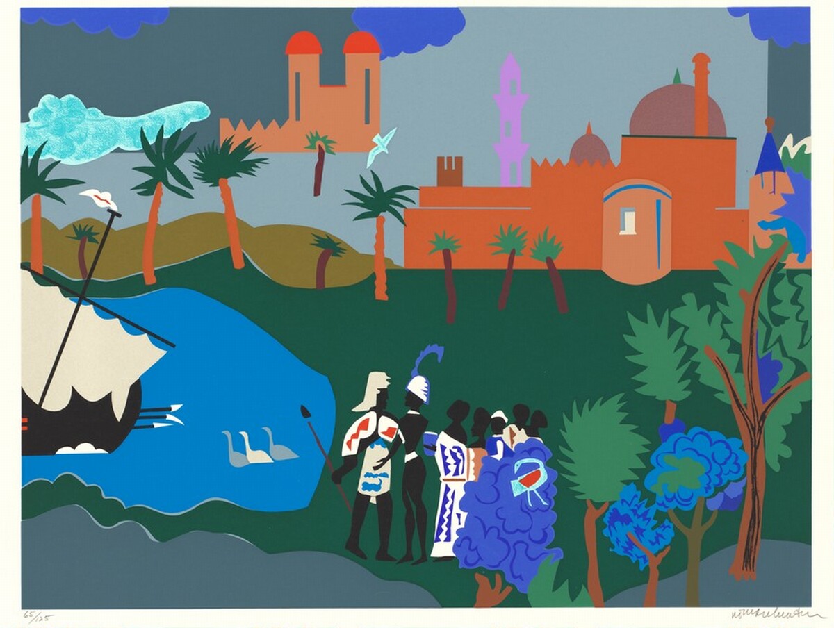 Odysseus Leaves Nausicaa