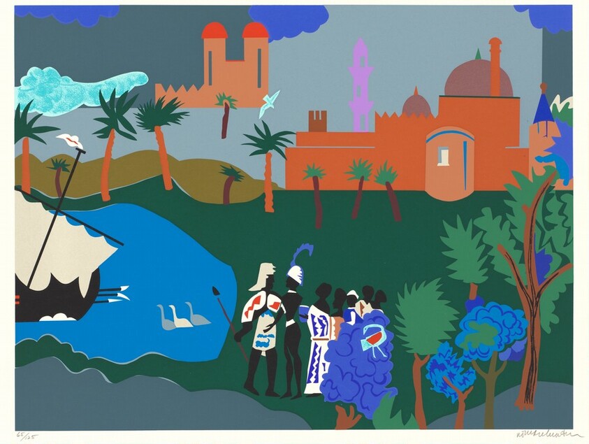 Odysseus Leaves Nausicaa