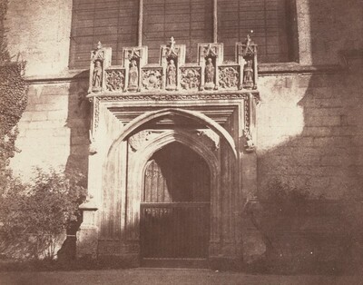 An Ancient Door, Magdalen College, Oxford, William Henry Fox Talbot, 1843