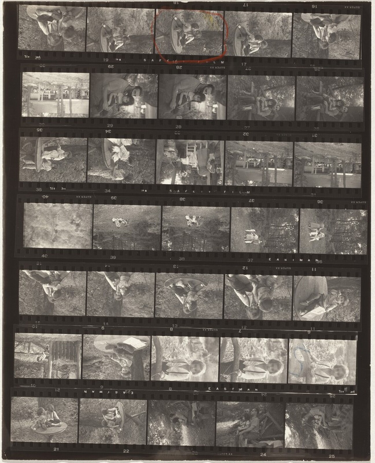 Weekend at Uribe's house 5, Robert Frank, 1953