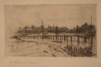 Newark, N.J., from the Passaic, Mary Nimmo Moran, 1879