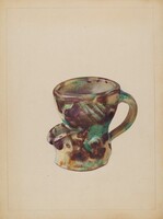 Shaving Mug, Mina Lowry, c. 1936