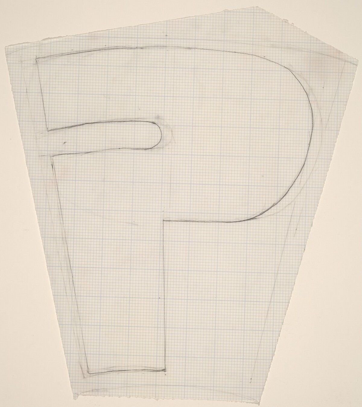 Sketch for "Building - Blocks for a Doorway" (P)