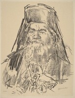 His Beatitude Benedictos I, Greek Orthodox Patriarch of Jerusalem, Oskar Kokoschka, 1973