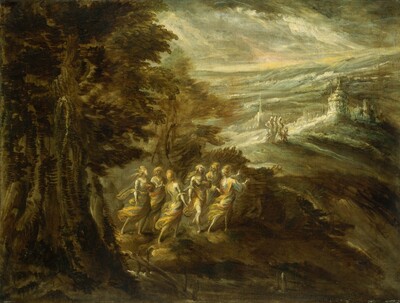 Fantastic Landscape with Figures