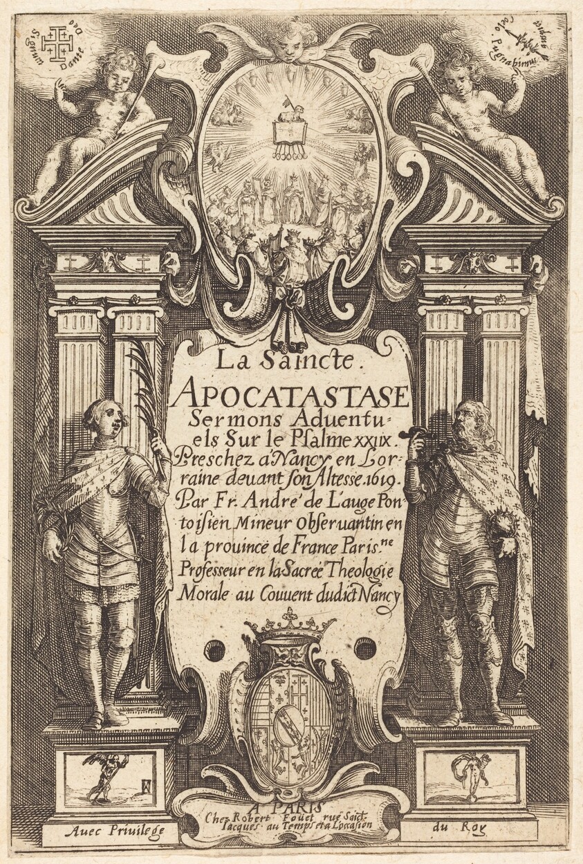 Frontispiece of the Holy Apocatastase