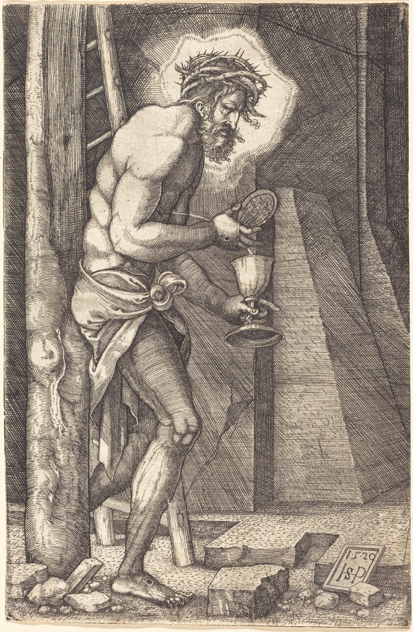 Christ as Man of Sorrows at the Foot of the Cross