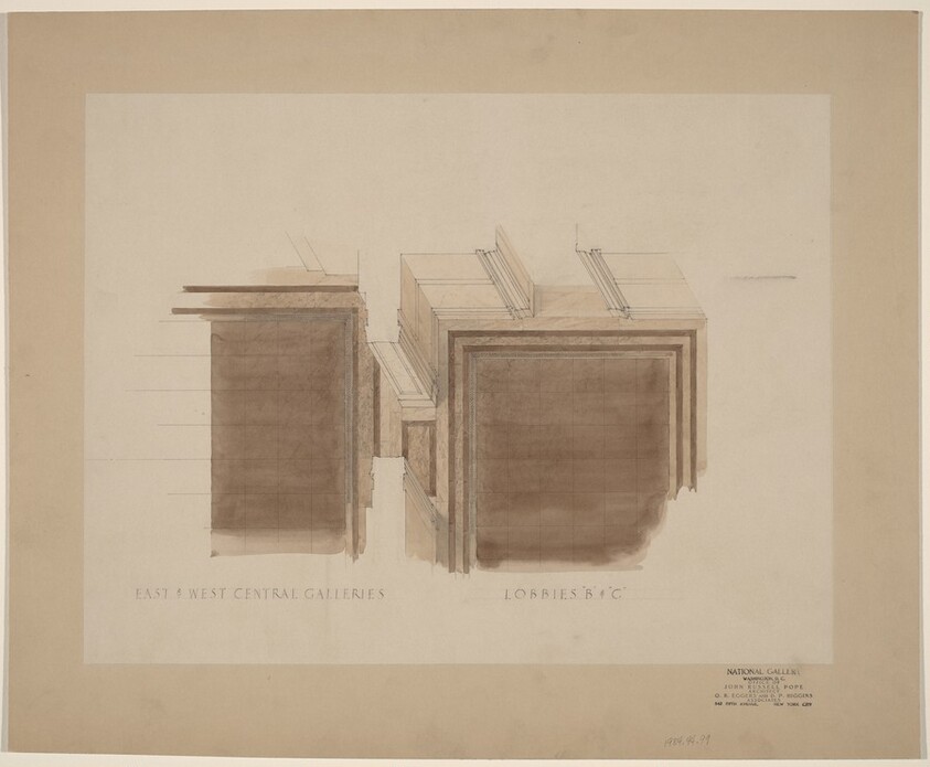 East and West Central Galleries: Lobbies "B" and "C"