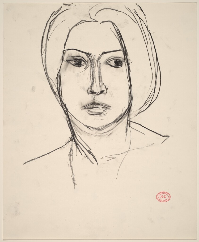 Untitled [head of a woman]
