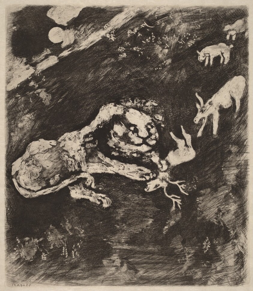 The Heifer, the She-Goat, and the Lamb, in Partnership with the Lion